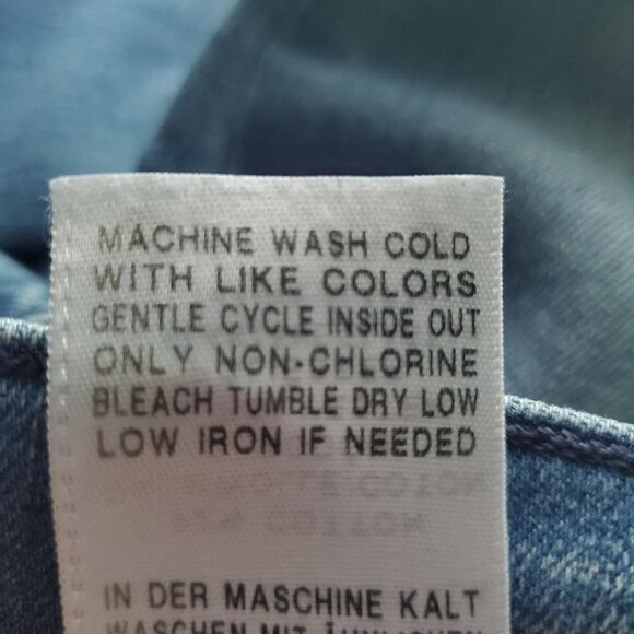 TRUE Religion Cora Medium Wash Mid Rise Straight Leg Stretch Denim Jeans Size 28 - Picture 10 of 10